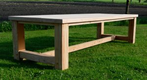 tafel eiken eikenhout binnen buiten seijger